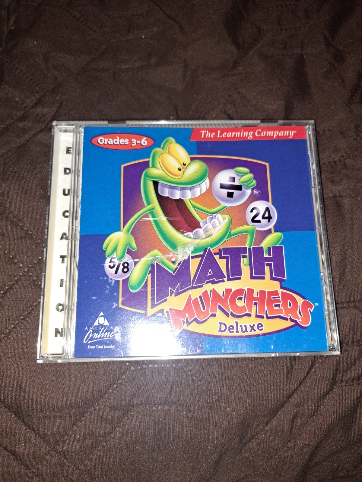 The Learning Company Math Munchers Deluxe CD for Windows/Mac Grades 3-6 Eng