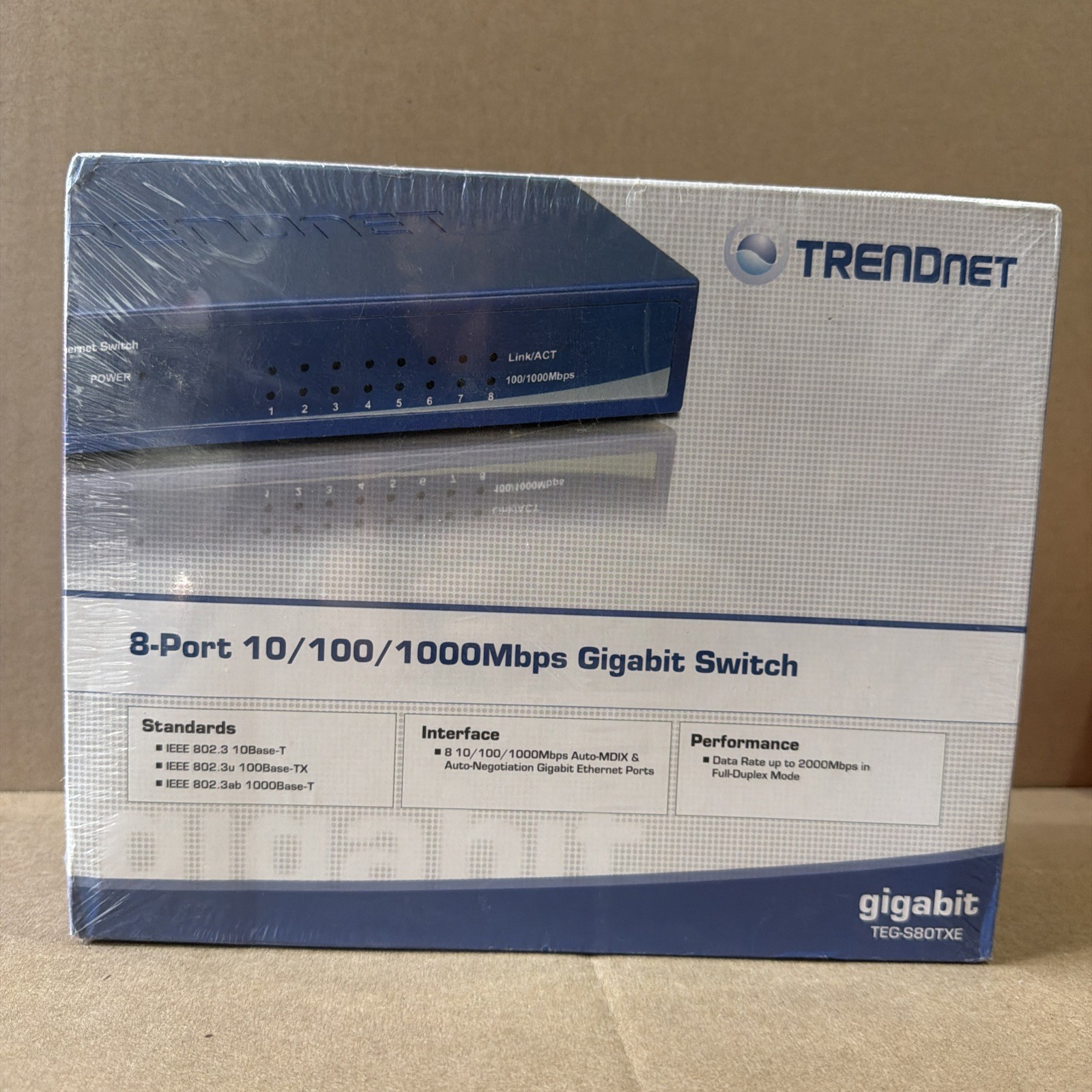Trendnet 5 port 10/100/1000 MBPS gigabit switch TEG-S50TXE