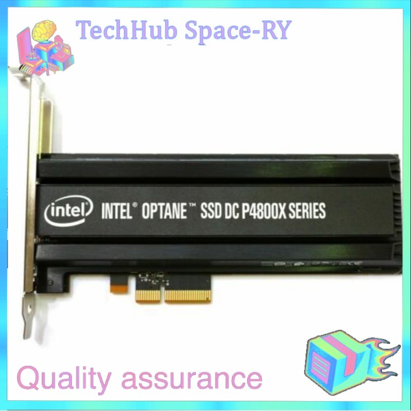 Used Intel P4800X 750GB SSD Optane DC PBW HHHL PCIe 3.0 X4 NVMe SSDPED1K750GA01