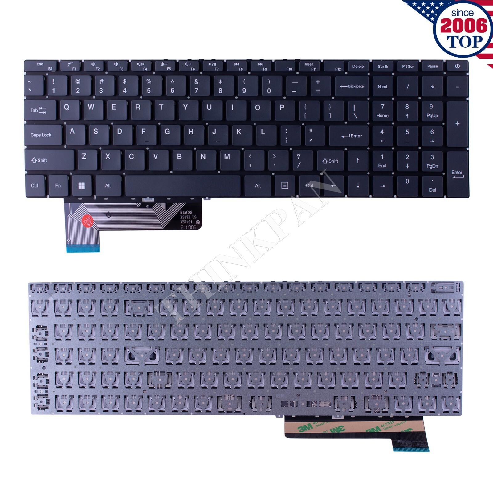 US Gray Keyboard for Gateway GWTN156-1 GWTN156-4 GWTN156-5 GWTN156-7 GWTN156-9