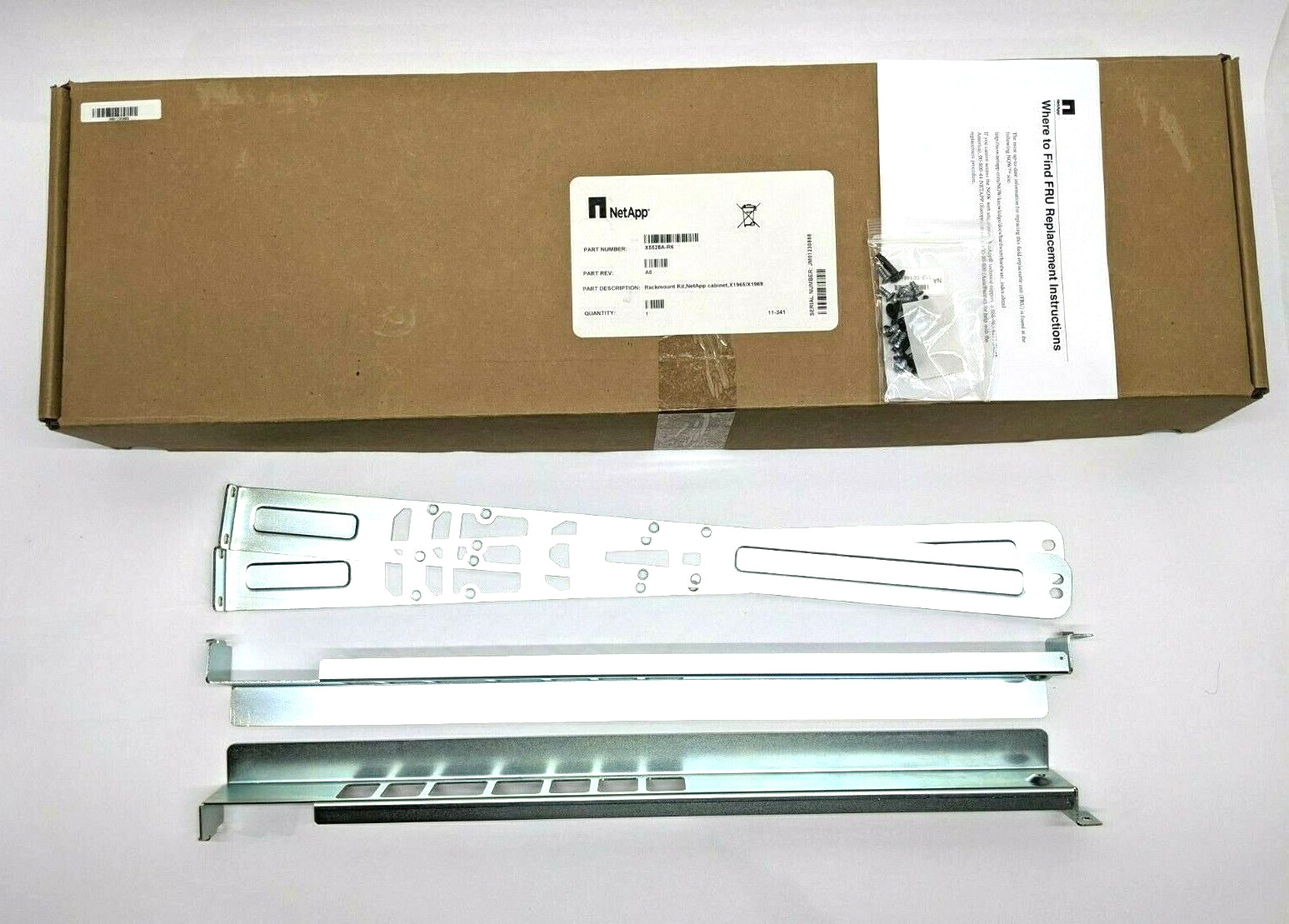 NetApp X5528A-R6 Rackmount Kit, NetApp Cabinet, X1965/X1969