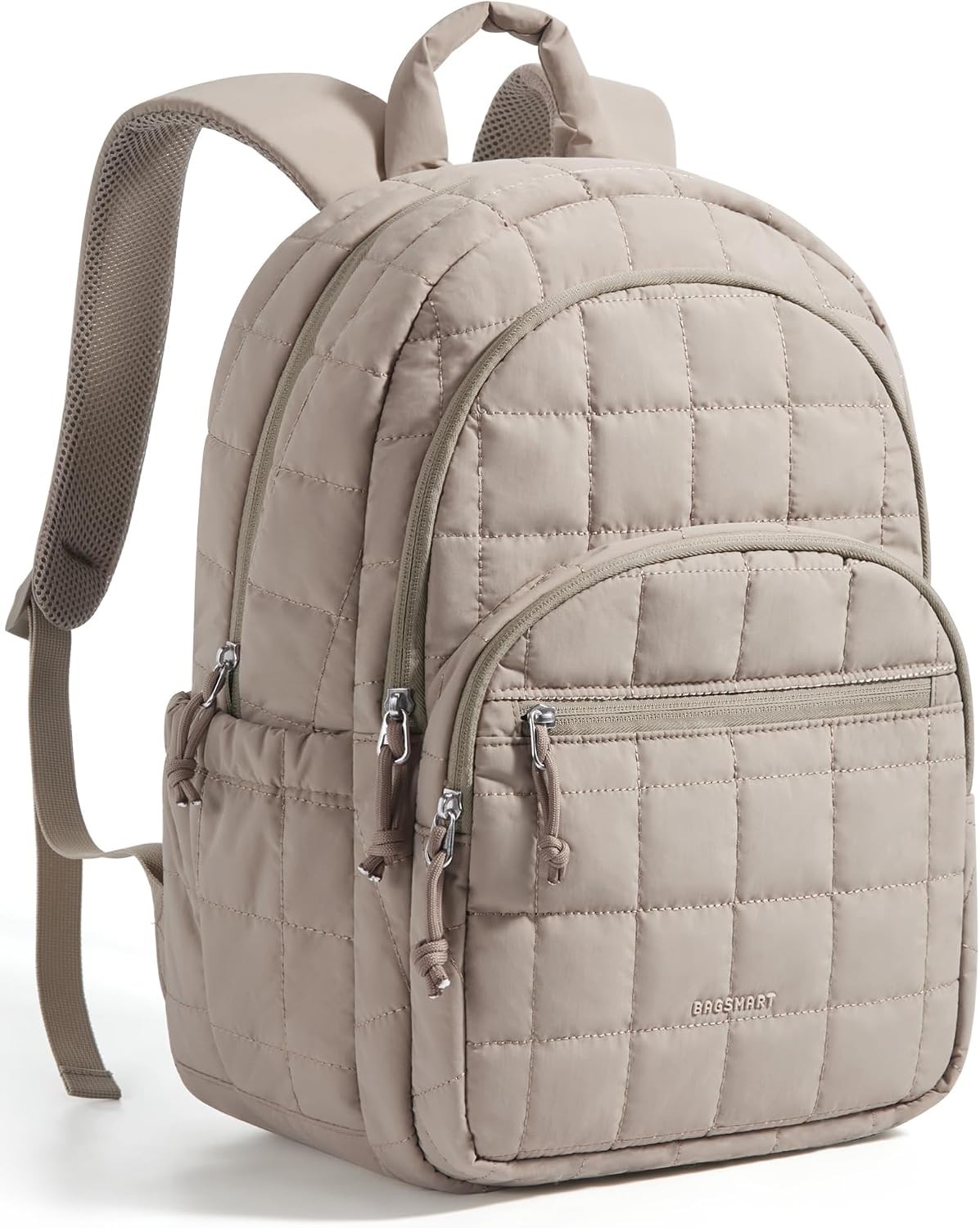 BAGSMART Travel Backpack for Women 15.6" Laptop Backpack Camel