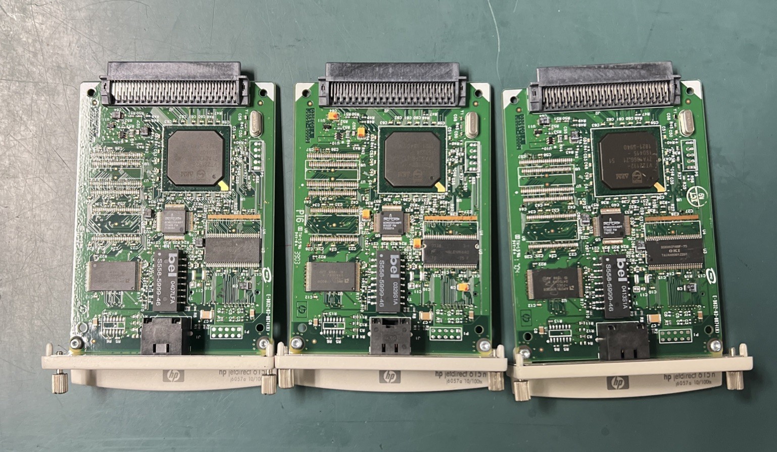 LOT OF 3 J6057A HP JetDirect 615N Network Card