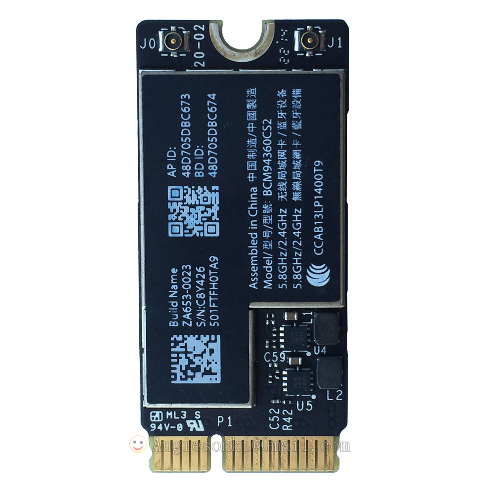 13" Macbook Air A1465 A1466 MD711 MD712 MD760 761 Bluetooth4.0 AirPort WiFi Card