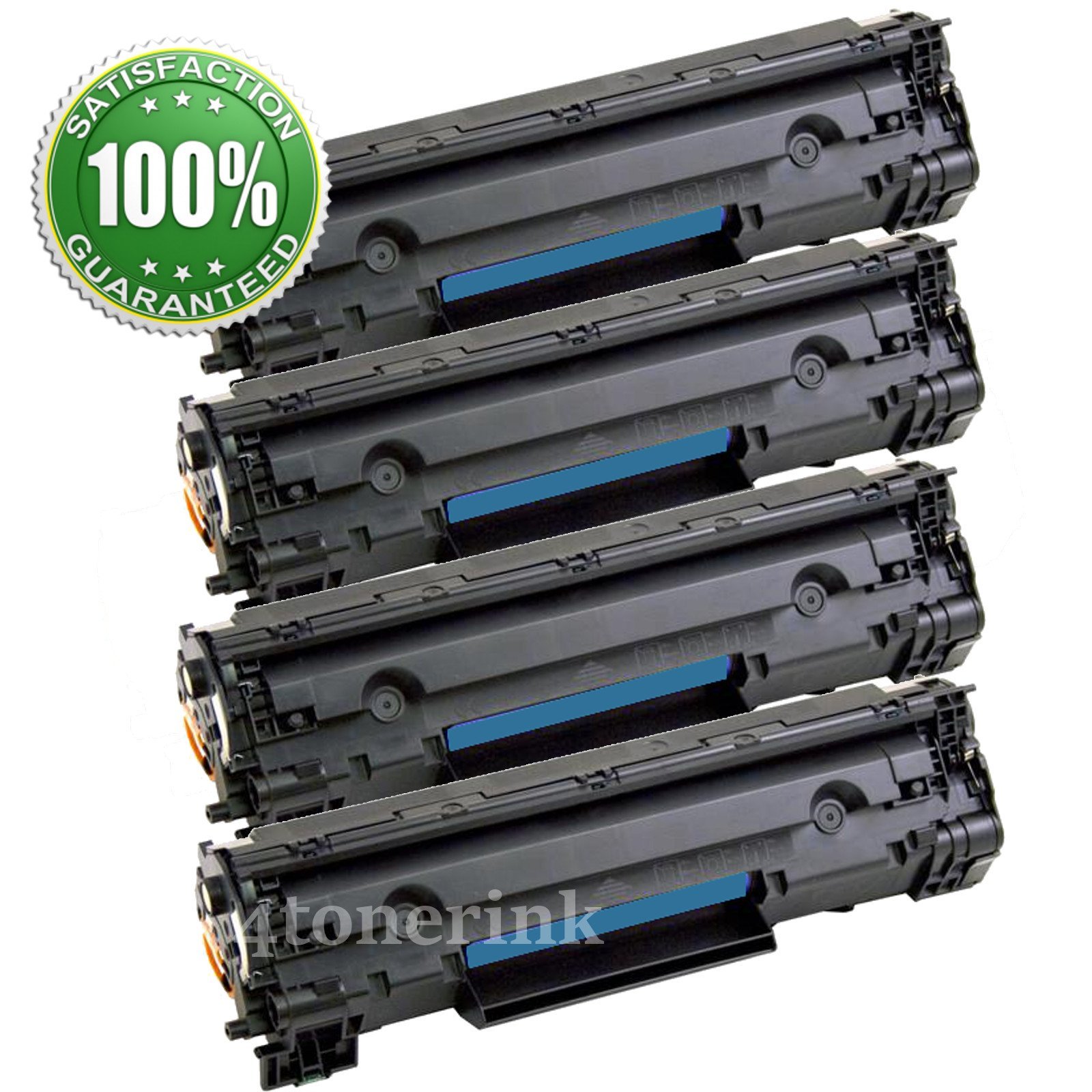4pk Replacement For HP CF283A 83A Toner Cartridge LaserJet Pro M201dw M225 M125