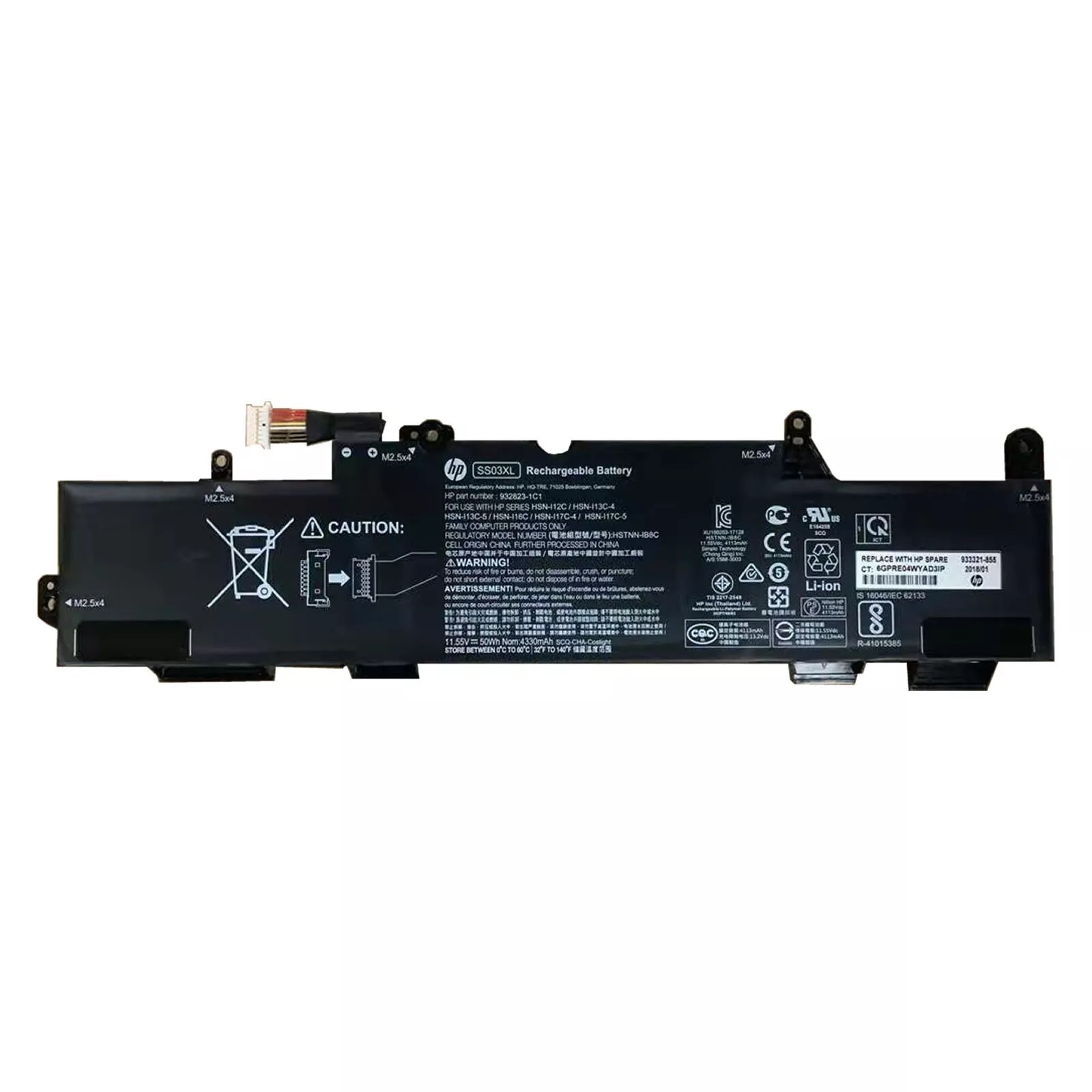 Genuine SS03XL 50WH Battery HP EliteBook 840 G5 G6 730 735 740 G5 933321-855