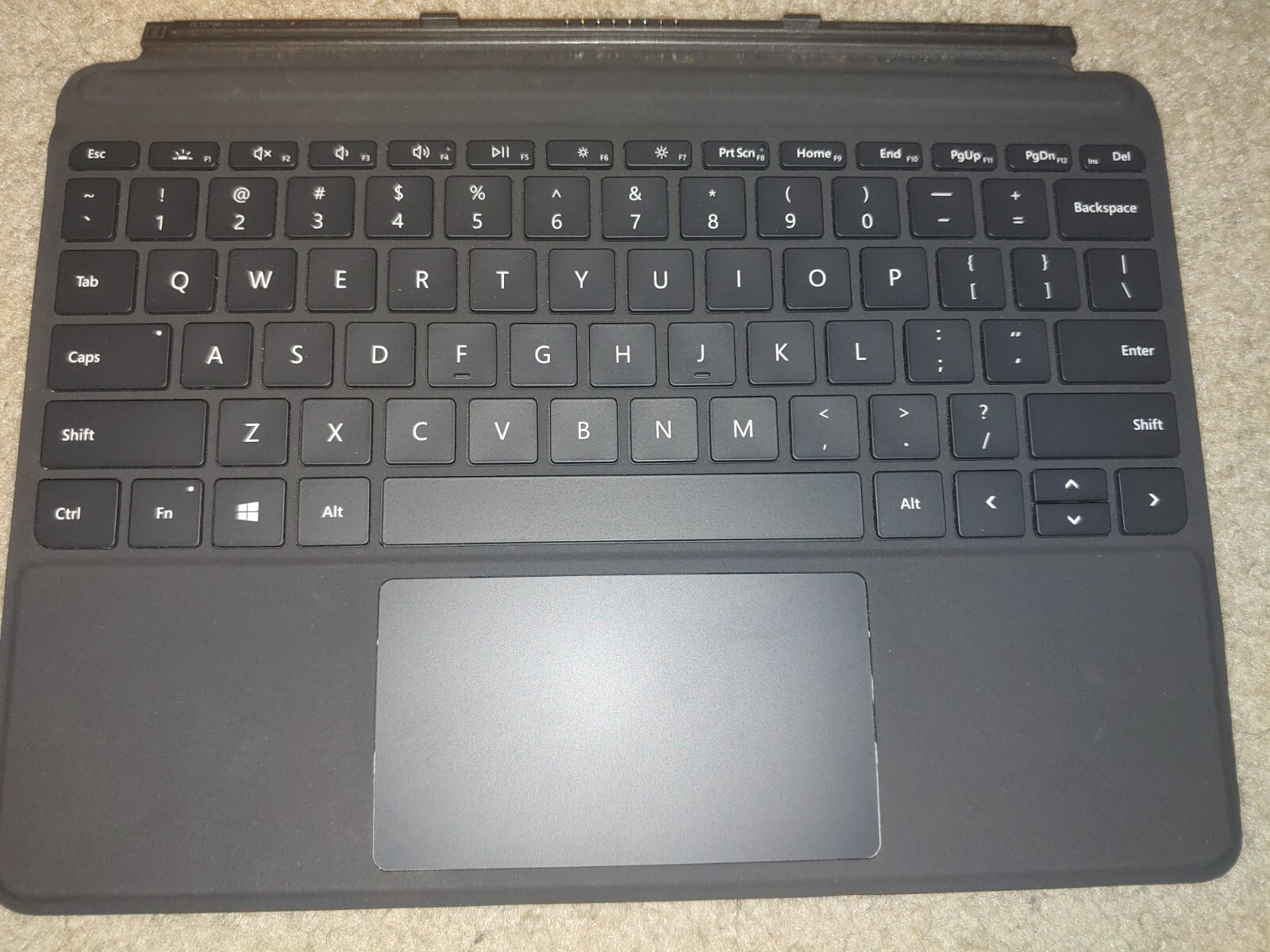 OB Microsoft 1840 - Surface Go Signature Type Cover - BLACK, Excellent, tested