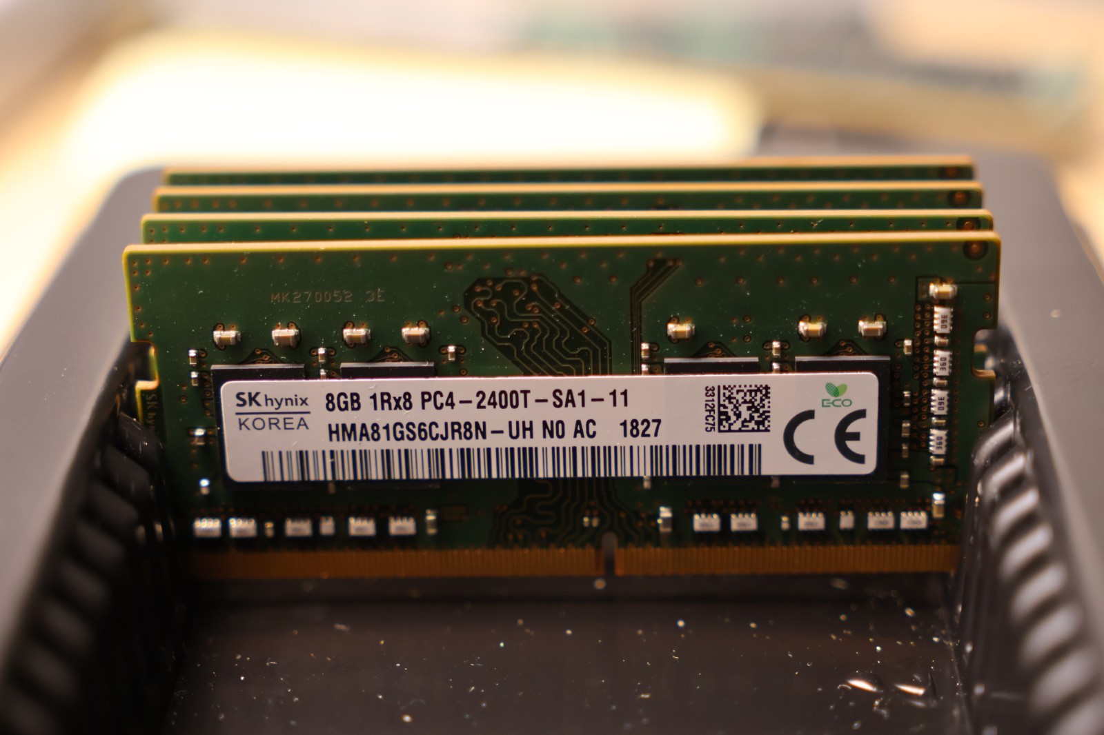 SK Hynix 32GB (4x8GB) 1Rx8 PC4-2400T DDR4 SODIMM Laptop RAM HMA81GS6AFR8N-UH
