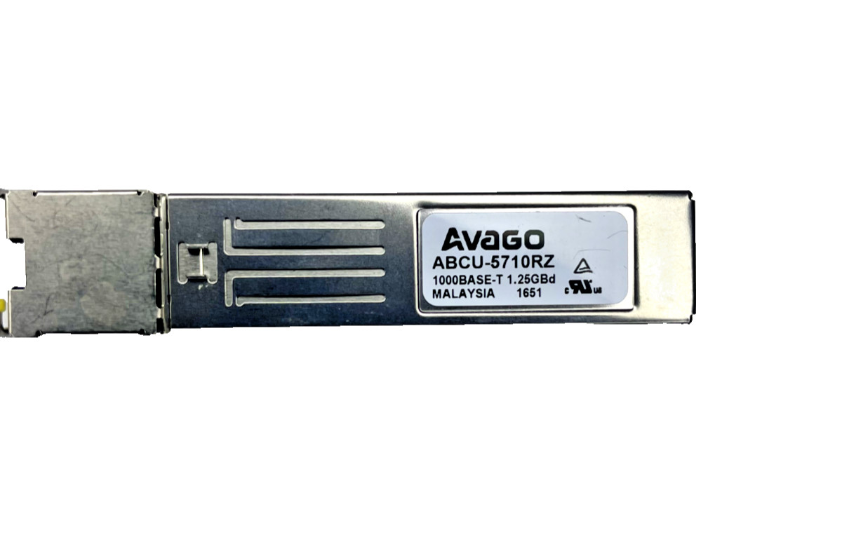 Avago ABCU-5710RZ 1 Gigabit BASE-T Optical SFP Transceiver