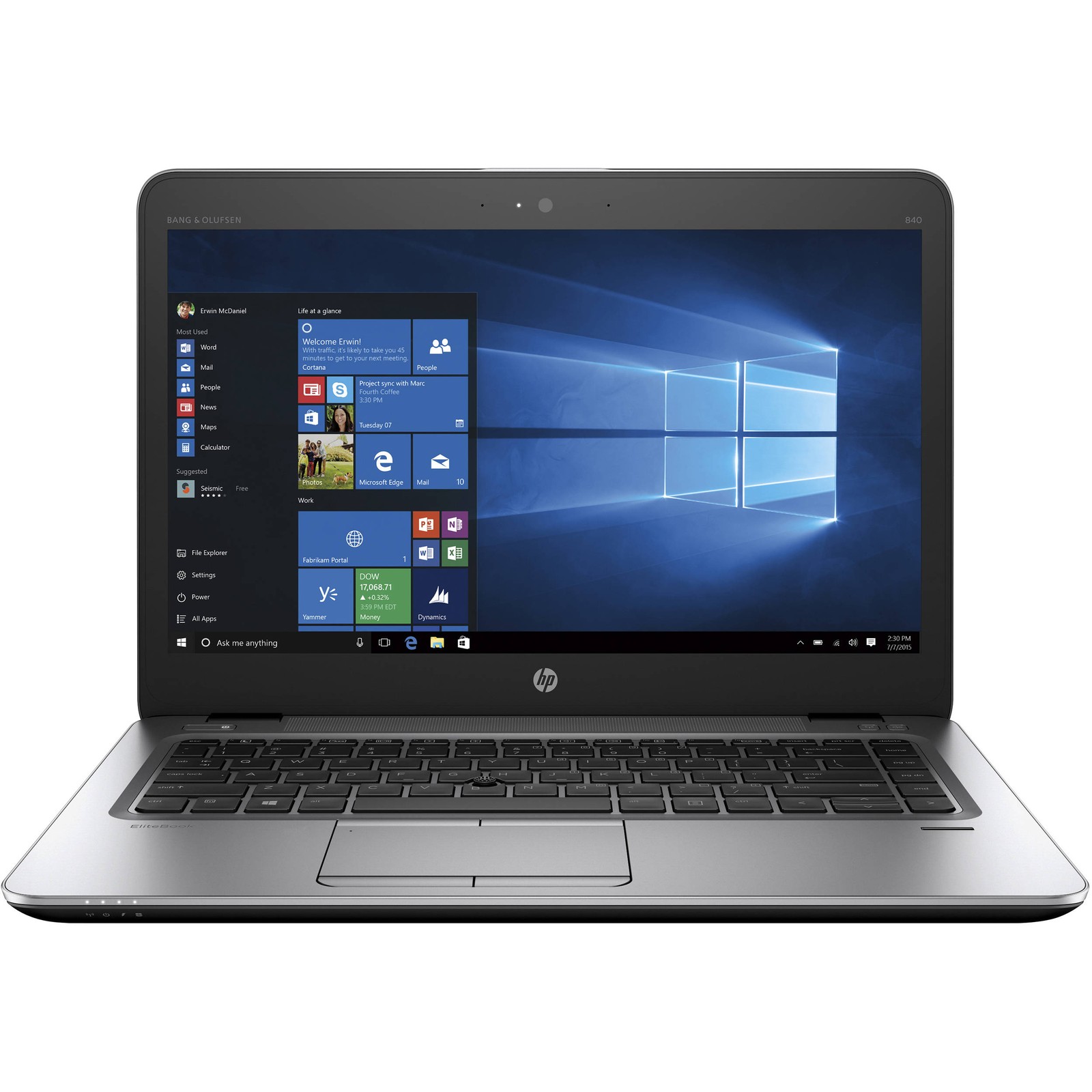 HP Elitebook 840 G3 14" Laptop i5-6300U 8GB Ram 256GB SSD No OS
