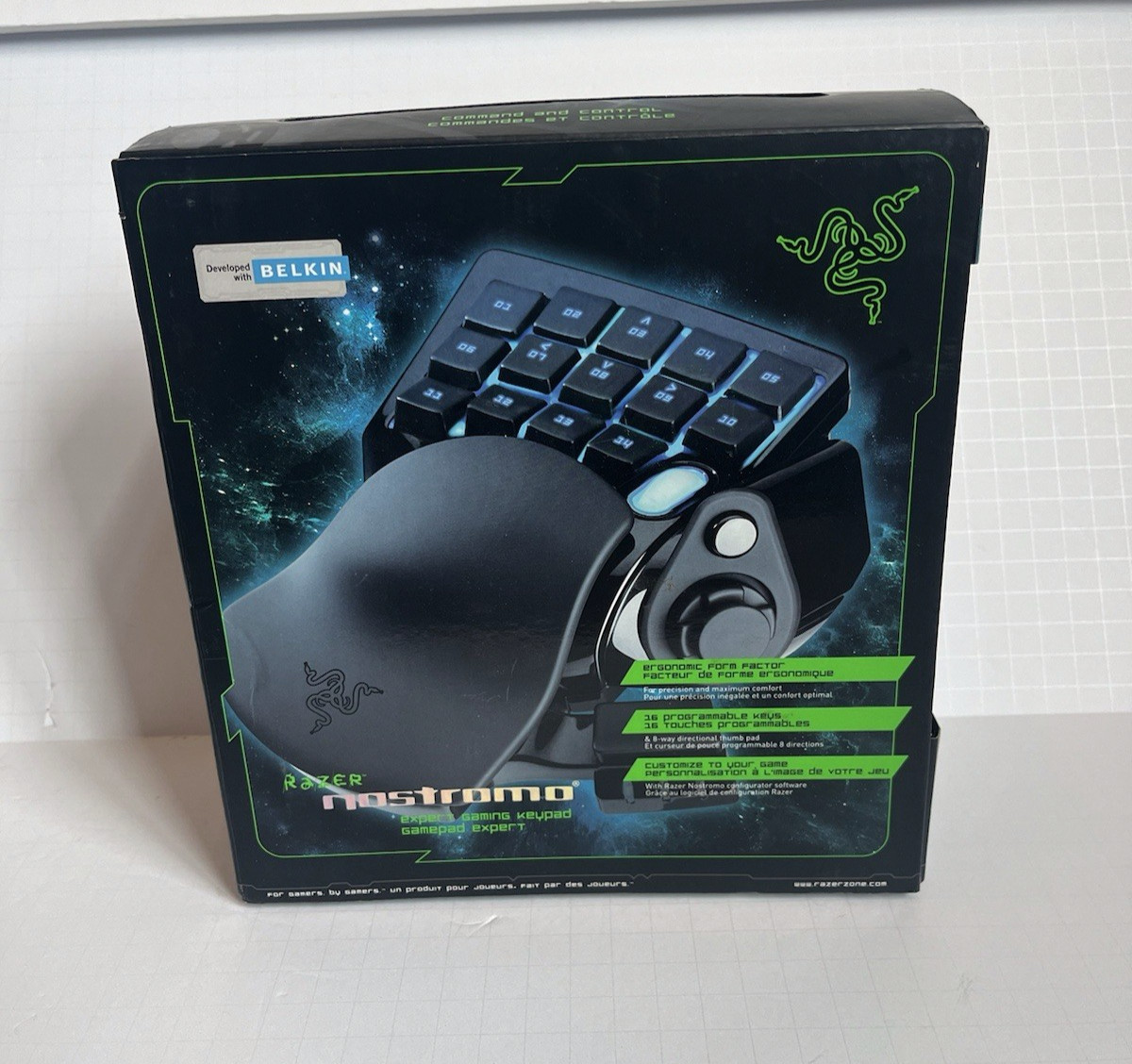Razer Nostromo RZ07-00490100-R3U1 Wired Keyboard w/ Box