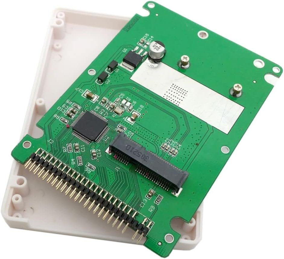 Msata Mini SATA SSD to IDE 44Pin 2.5 Inch Hard Disk Case Enclosure Box