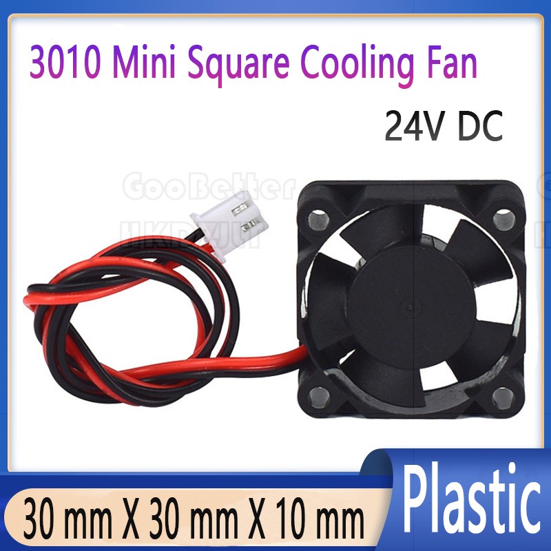 3010 Fan 3cm 30 mm X 30 mm X 10 mm Mini Square Brushless Cooling Fan 24V DC