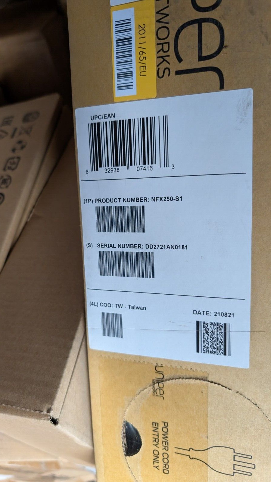 New Sealed Juniper NFX250-S1