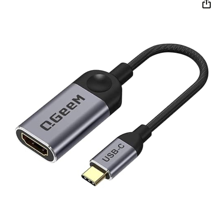 QGeeM 6543782745 USB C to HDMI Adapter 4K Cable