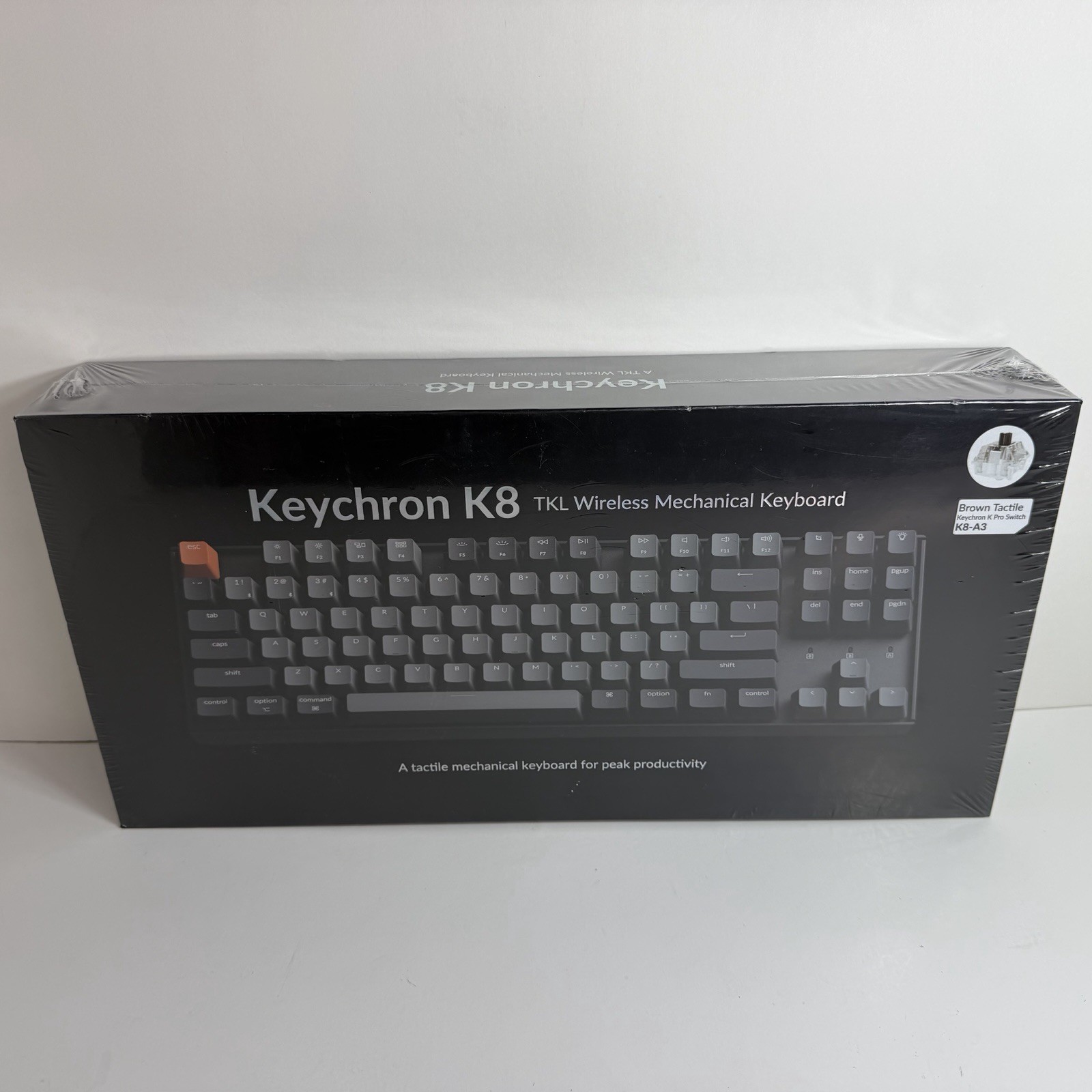 Keychron K8 TKL Wireless Mechanical Keyboard Brown Tactile Sealed K8-A3