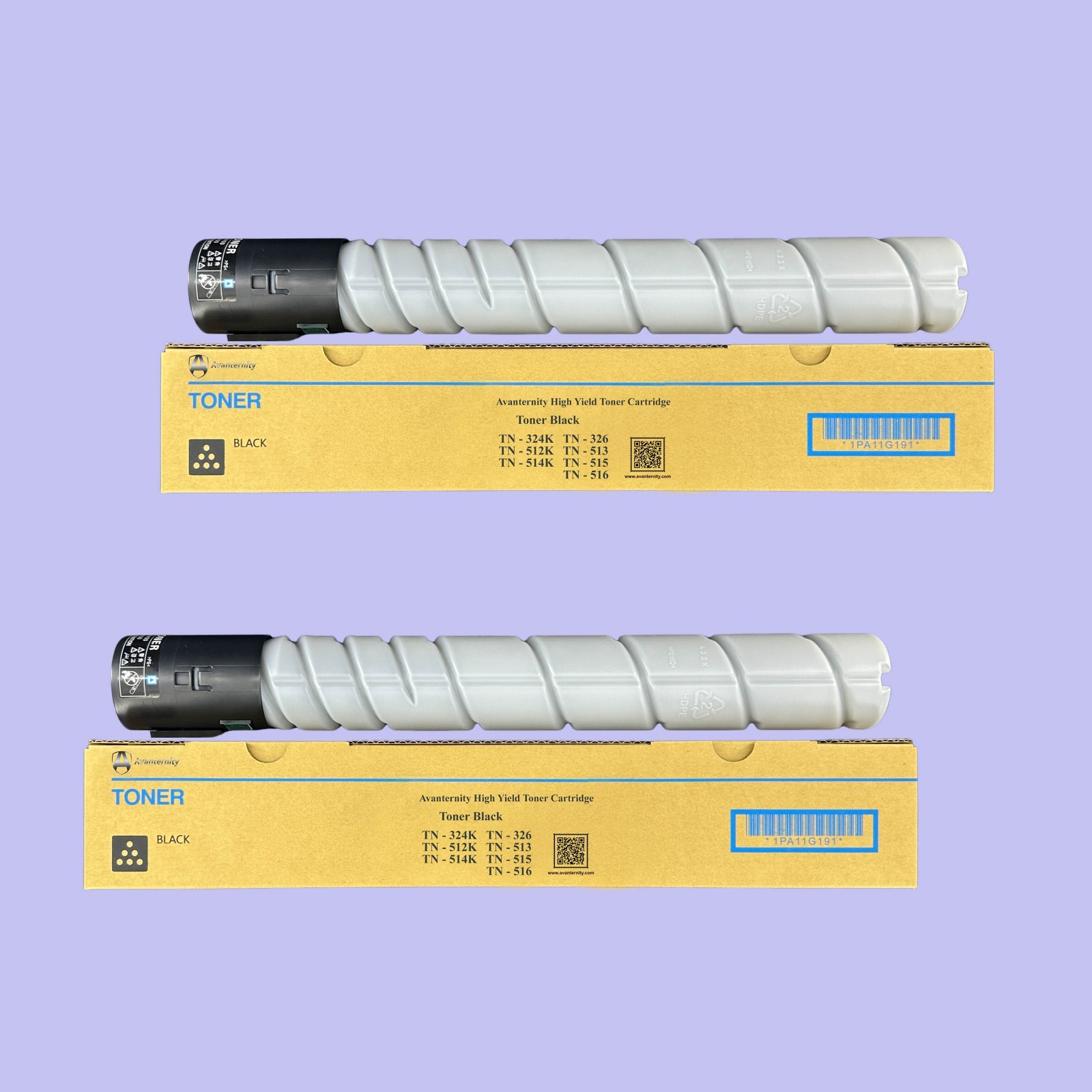 Compatible Konica Minolta TN516 Toner, for Bizhub 458e 558e, 658e, 2 Packs of K