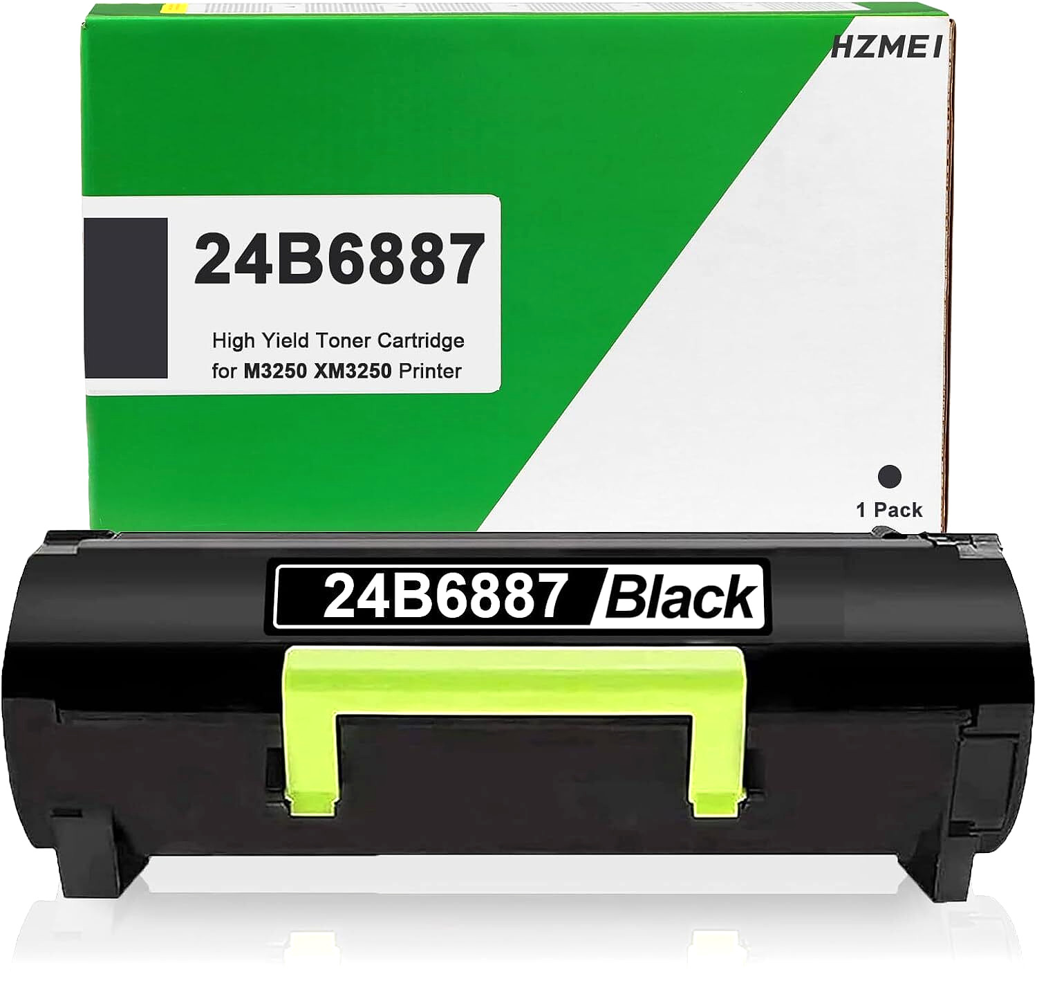 24B6887 Black Toner Cartridge Compatible with Lexmark M3250 & XM3250 Printers