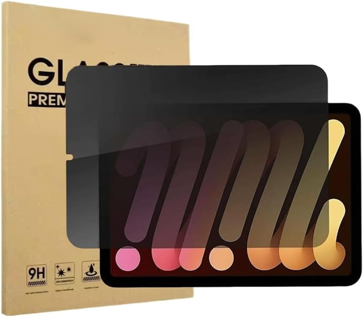 1 Privacy Screen Protector for iPad Mini [8.3 Inch] [Mini 7 A17 Pro hyaline