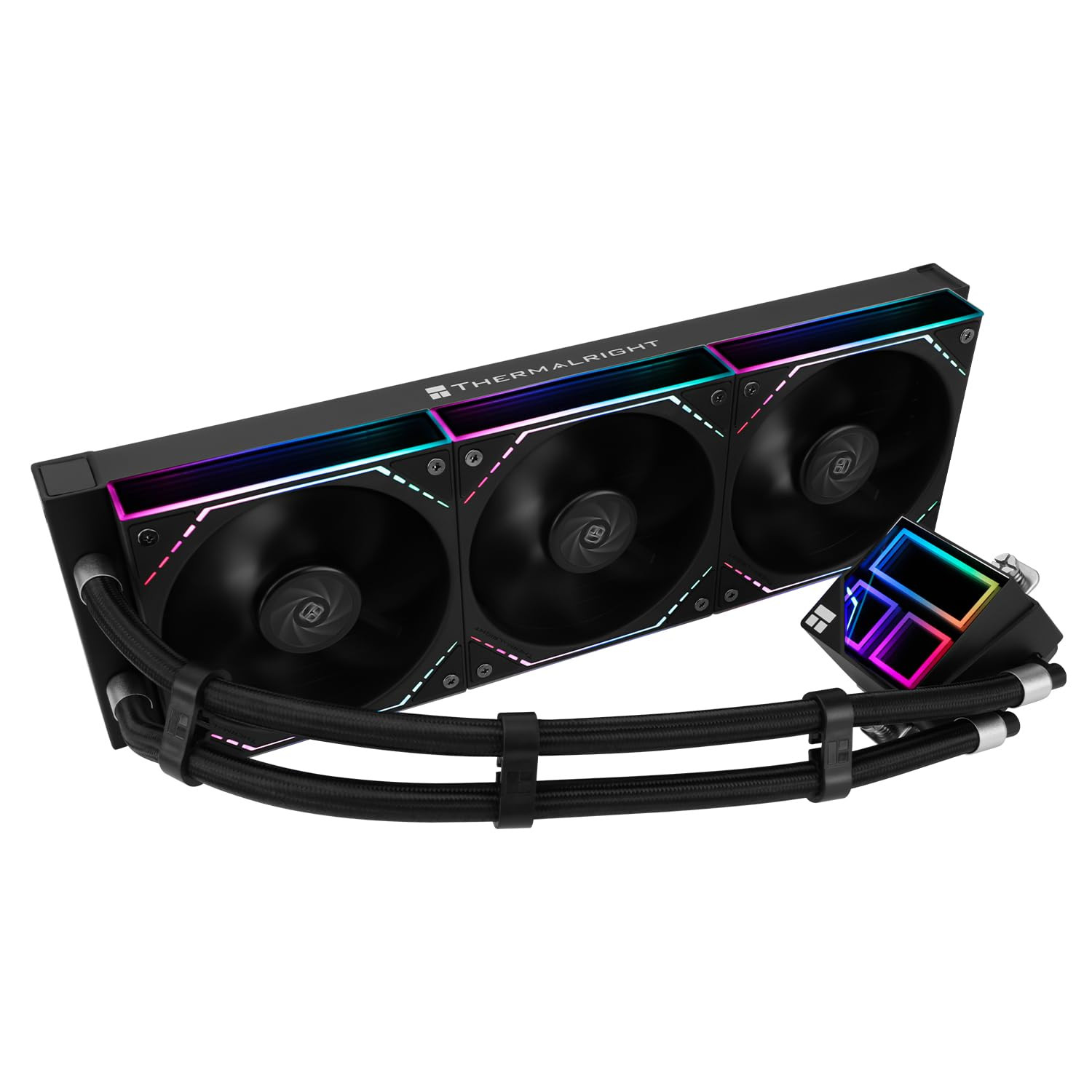 Thermalright Frozen Infinity 360 Black CPU Water Cooler,360 Aio CPU Cooler