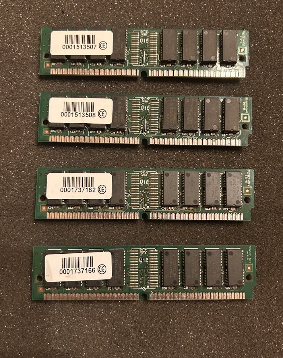 128MB Lot 4x 32MB 72 Pin SIMM RAM FPM EDO 60ns 5V Non Parity PC Memory Untested