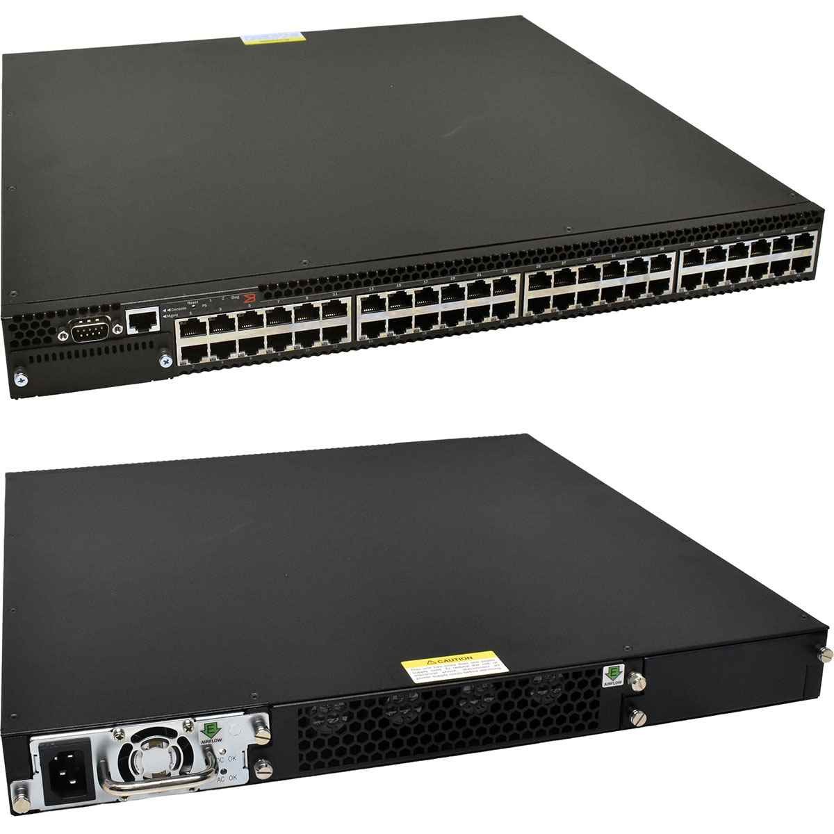 Brocade Fastiron FCX648-E 80-1003605-0X 48 Port RJ-45 GE Switch 1x PSU