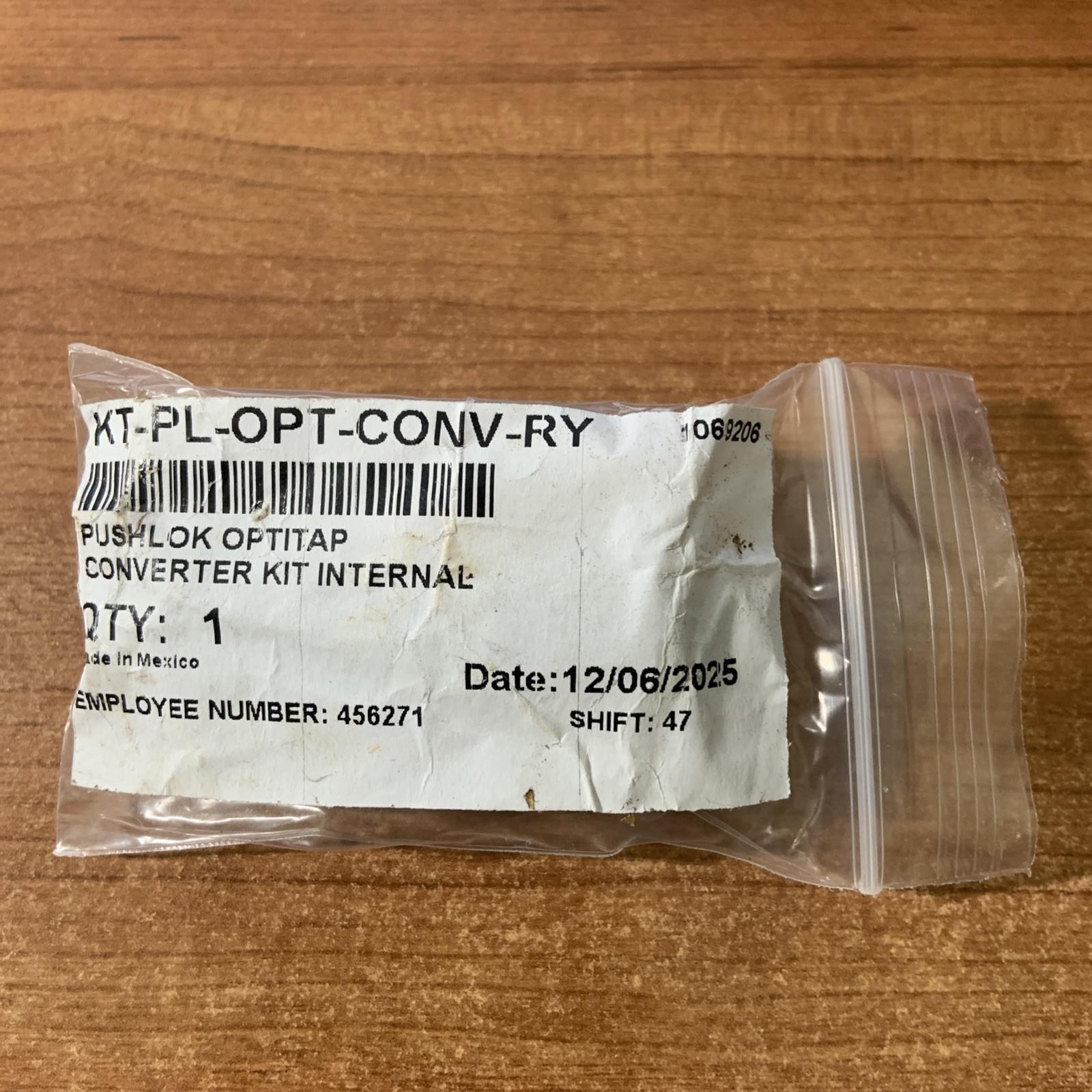 PUSHLOK OPTITAP Converter Kit Internal CORNING KT-PL-OPT-CONV-RY 1069206
