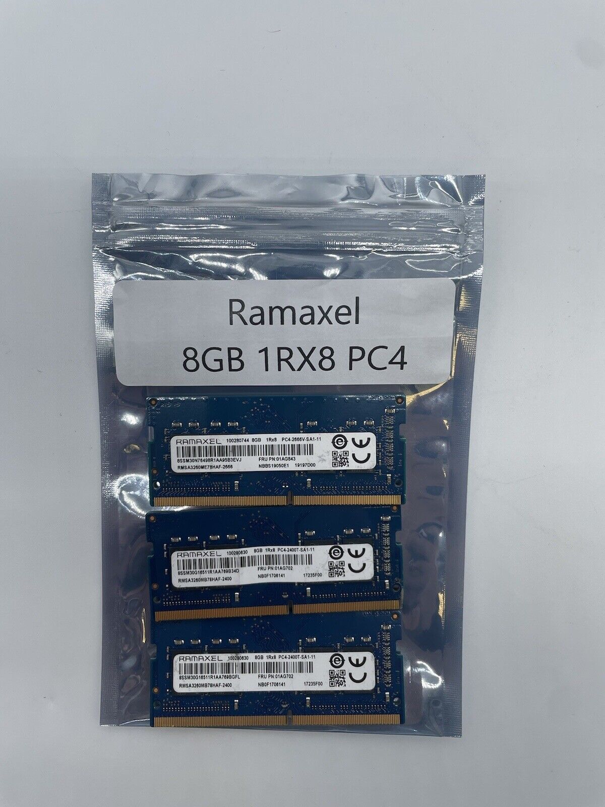 RAMAXEL 8GB  1Rx8 PC4-2666V  DDR4  Laptop RAM