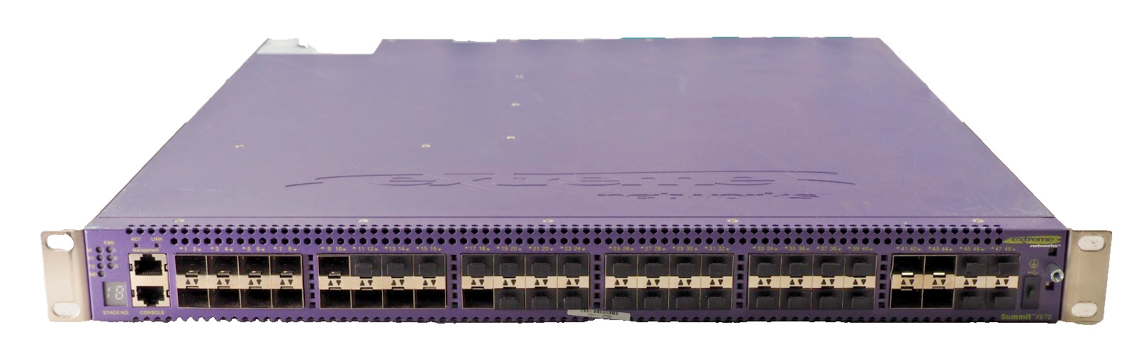 Extreme Networks Summit X670-48x FB P/N: 17103 48-Port 10GbE Switch Dual AC PSU