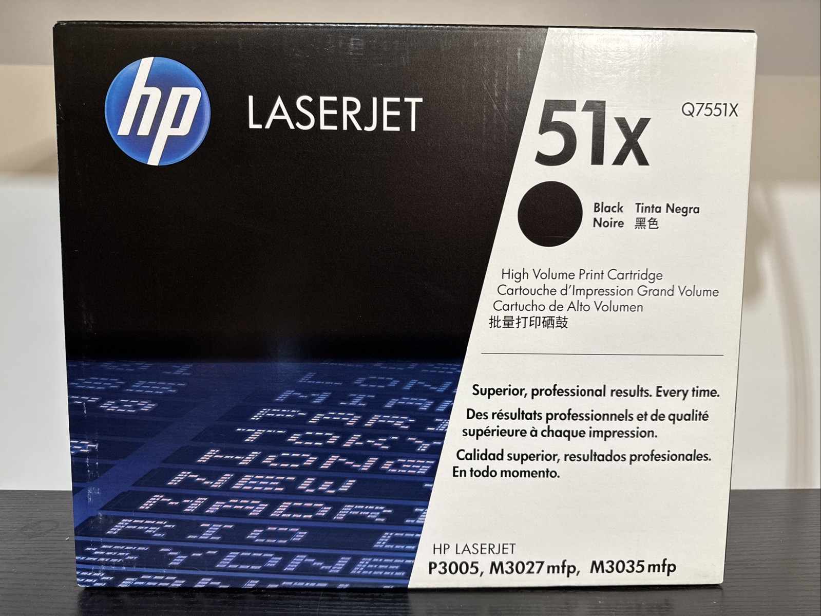 GENUINE HP 51x Q7551X BLACK TONER CARTRIDGE HP 51X FACTORY SEALED C