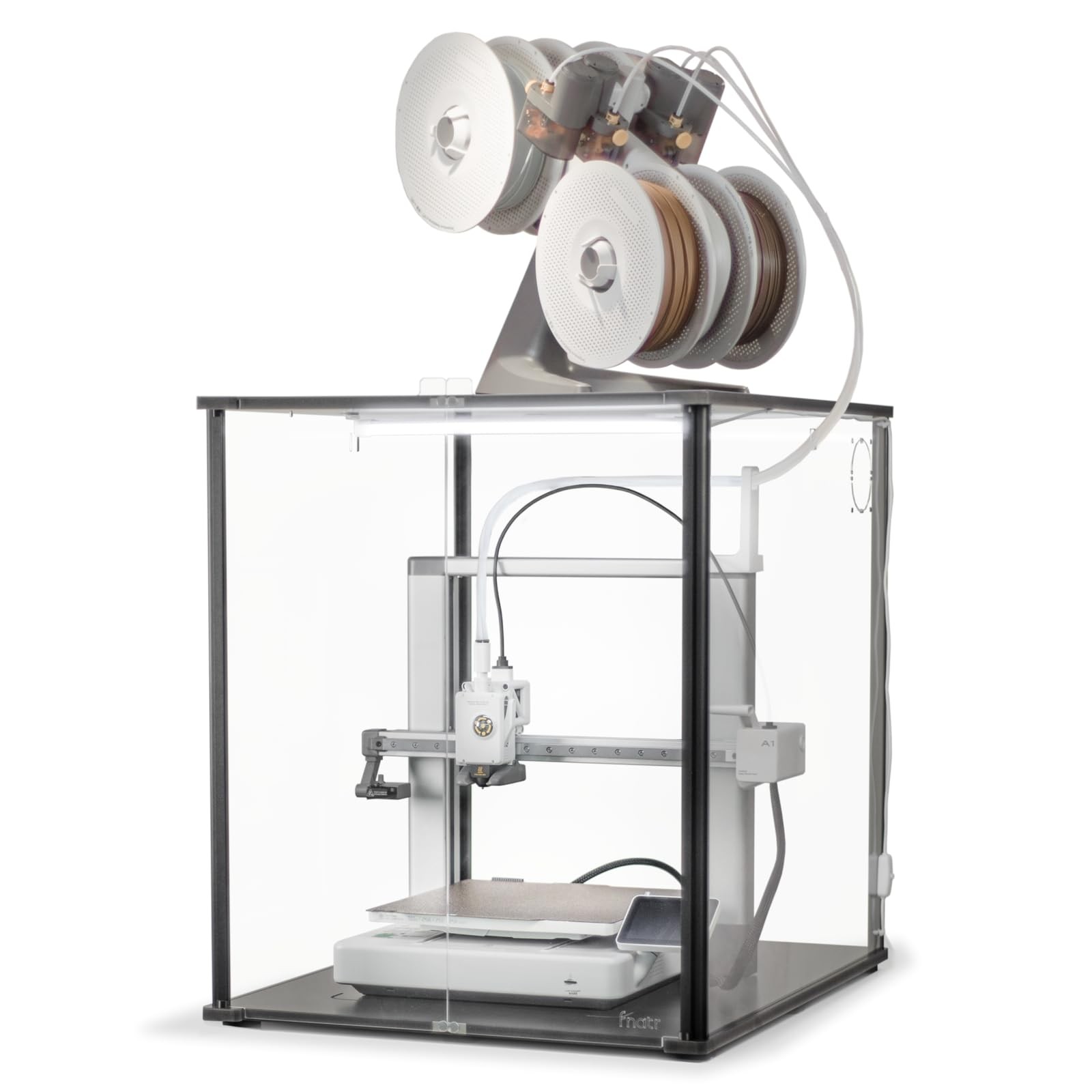 FNATR 3D Printer Enclosure for Bambu Lab A1 - Fume & Odor Control, Ventilatio...