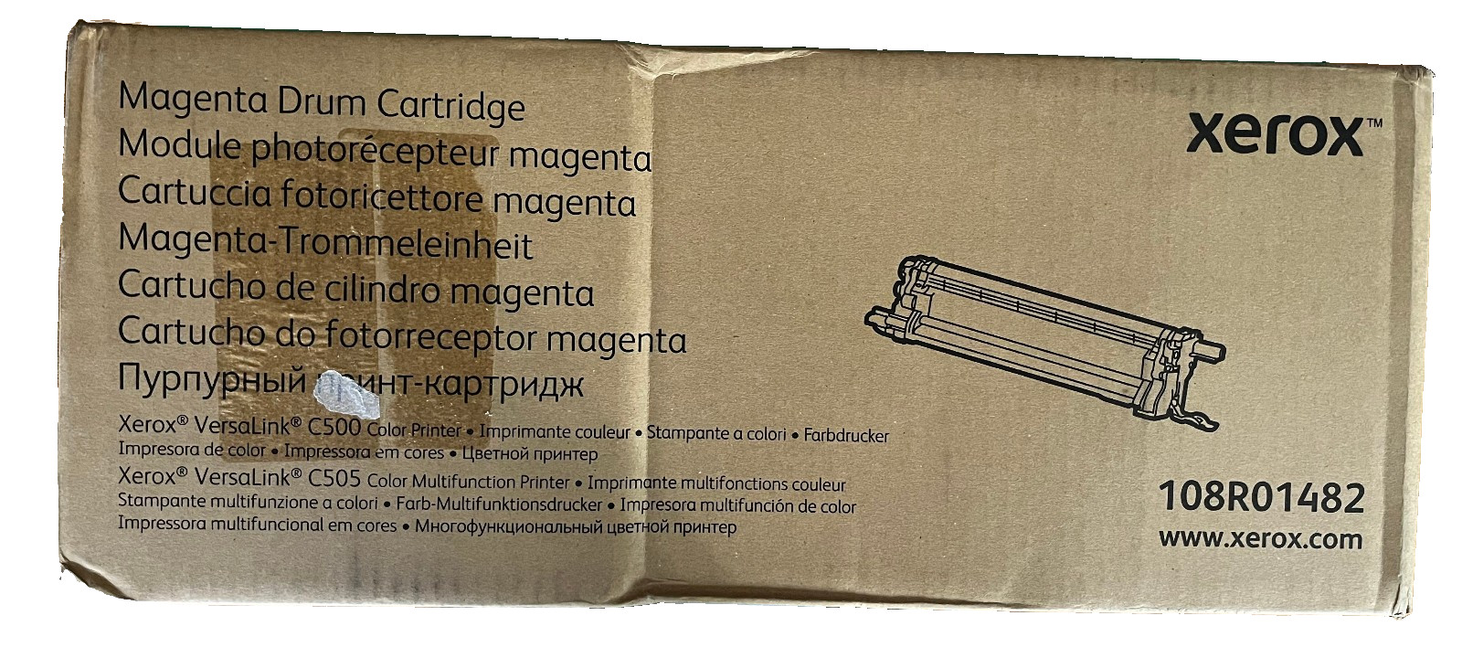 XEROX  108R01482 MAGENTA DRUM CARTRIDGE for VersaLink C500 / C505 - SEALED