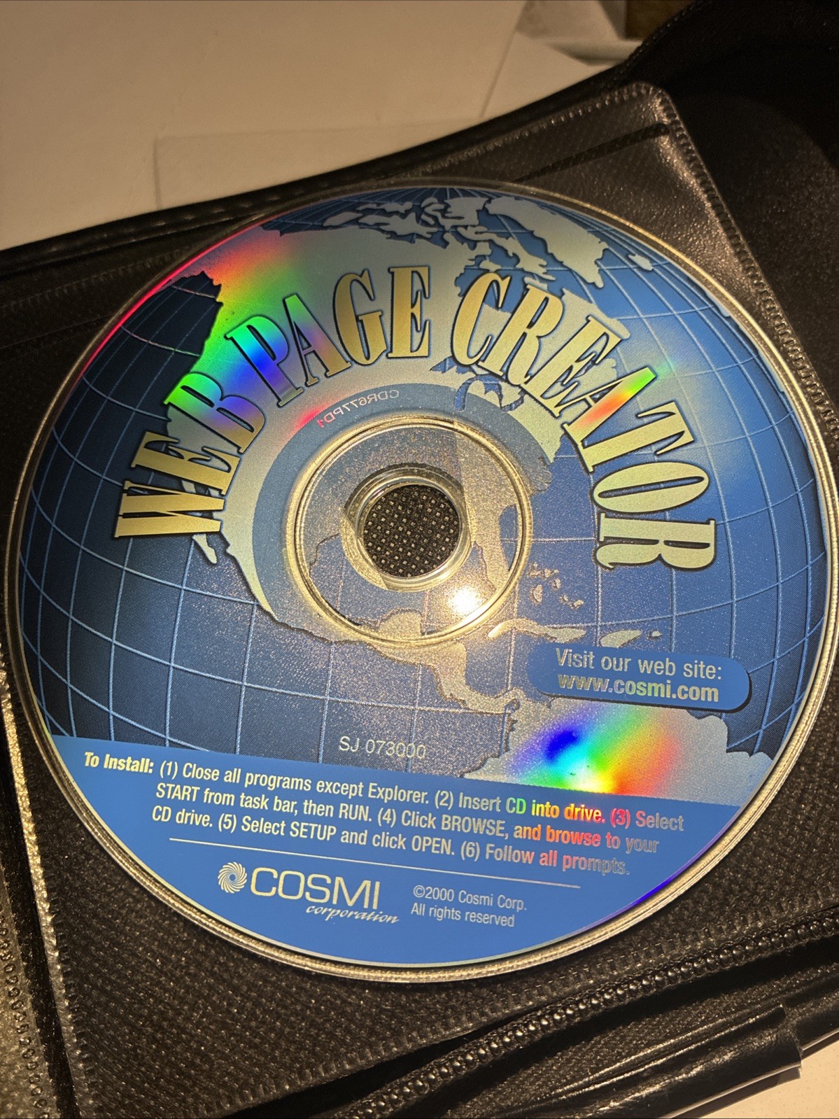 WEB PAGE CREATOR by COSMI Corp. (2000 CD) CDR-677 