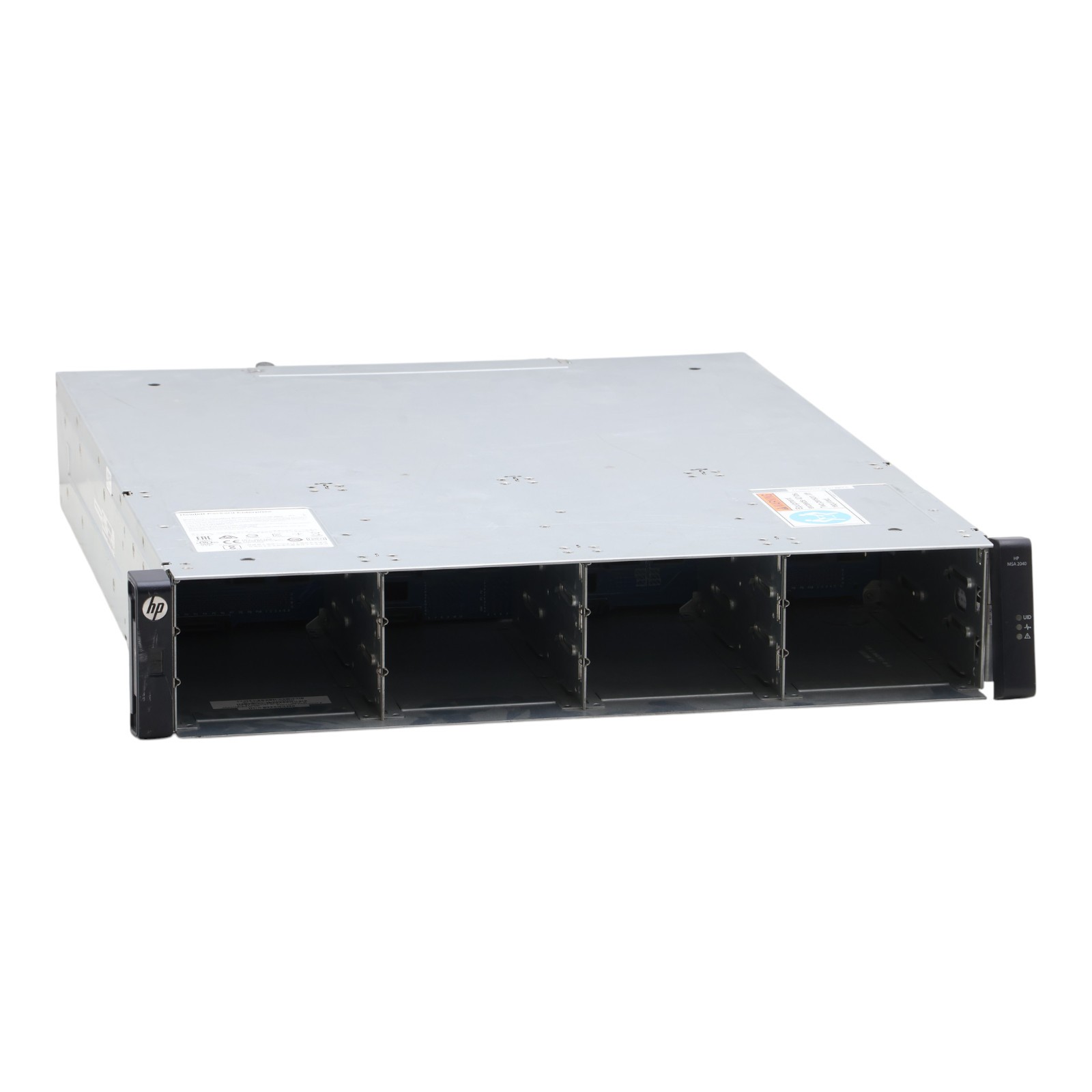 HP MSA 2040 M0S96A 2x 717873-001 SAS 6G/s Red. PSU 12x LFF SAN Storage
