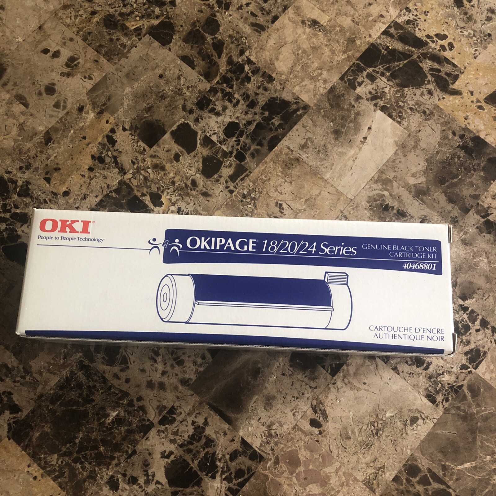 Oki Okipage Okidata Black Toner Cartridge 18/20/24, Type 7, 40468801