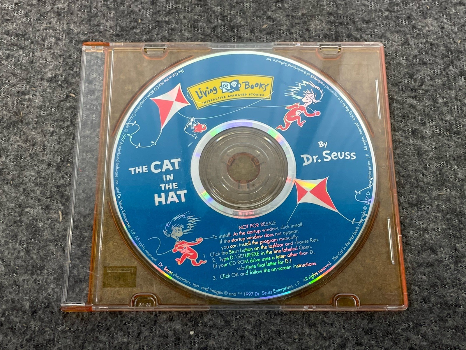 Broderbund Living Books The Cat in the Hat Dr. Seuss (CD-ROM, 1997)