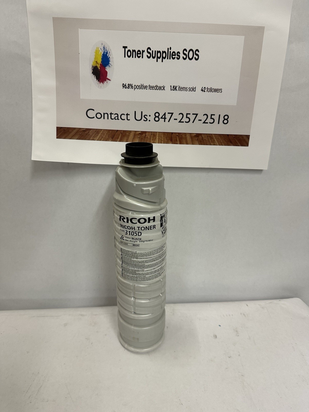 Genuine Ricoh 885247 (888062) Black Toner Cartridge - NEW SEALED