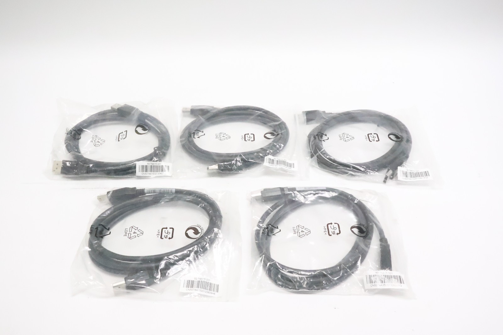Lot of 5 COXOC Copartner DisplayPort DP to DP 6ft Cables 50.7AA15.001 - Open Box