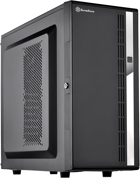 SilverStone Technology CS380 8-Bay Compact ATX Tower case, Black