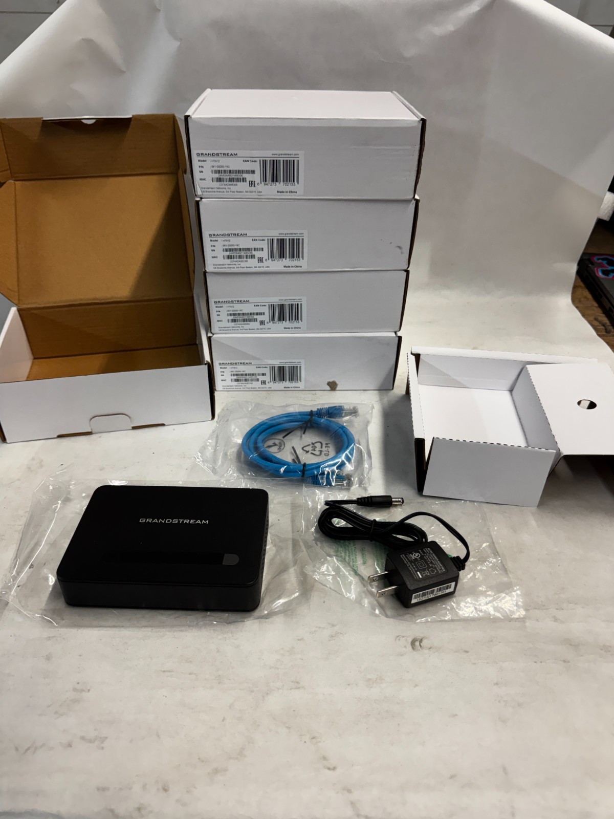 Grandstream HT812 2-Port VoIP ATA Adapter • Complete In Box CIB