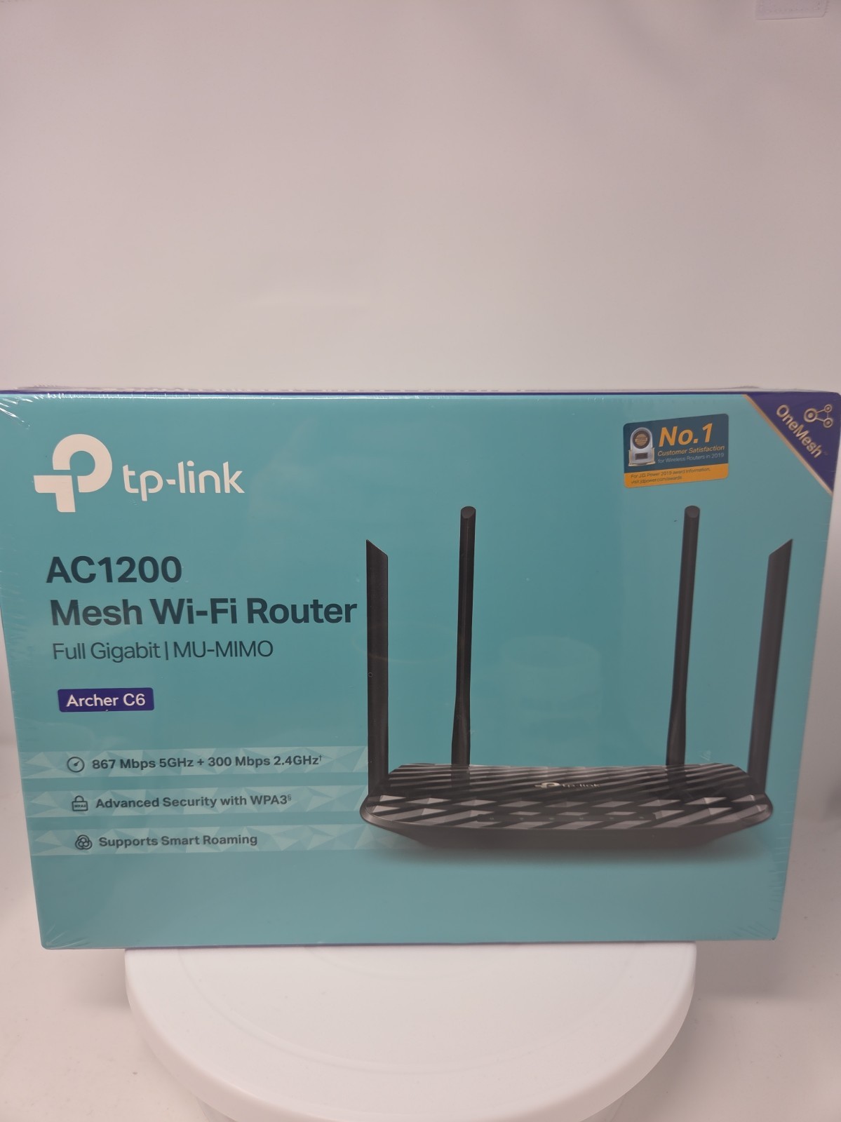 TP-Link AC1200 Mesh Wi-Fi Router Full Gigabit MU-MIMO OneMesh Archer A6 SEALED