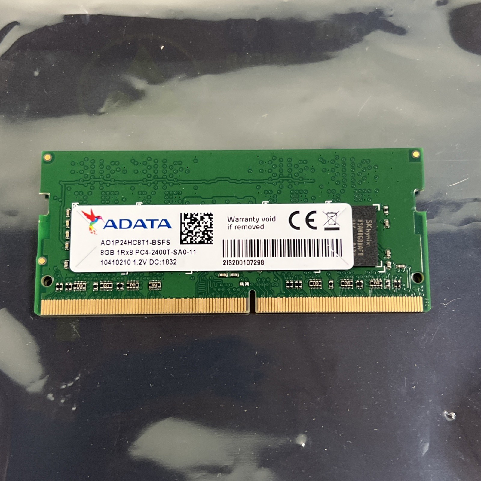 ADATA 8GB DDR4-2400 SODIMM AO1P24HC8T1-BSFS PC4-2400T 1Rx8 Laptop RAM