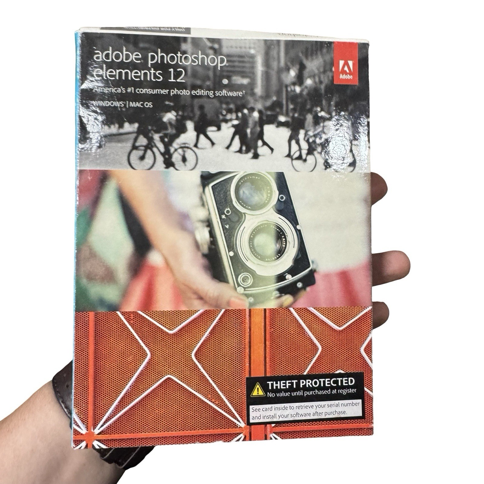 Adobe Photoshop Elements 12 Windows Mac OS CD Rom With Manual/Key Serial
