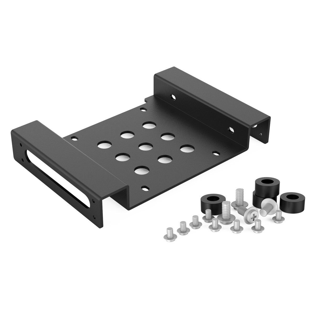 Aluminum 5.25 Inch to 2.5 or 3.5 Inch Internal Hard Disk Drive Mounting Kit w...