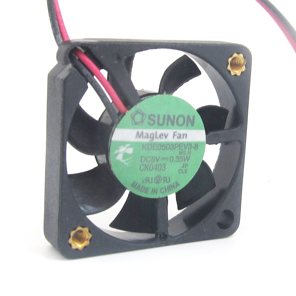 4pcs SUNON MagLev KDE0503PEV3-8 30x30x6mm 3006 DC5V 0.35W 2pin DC Cooling fan