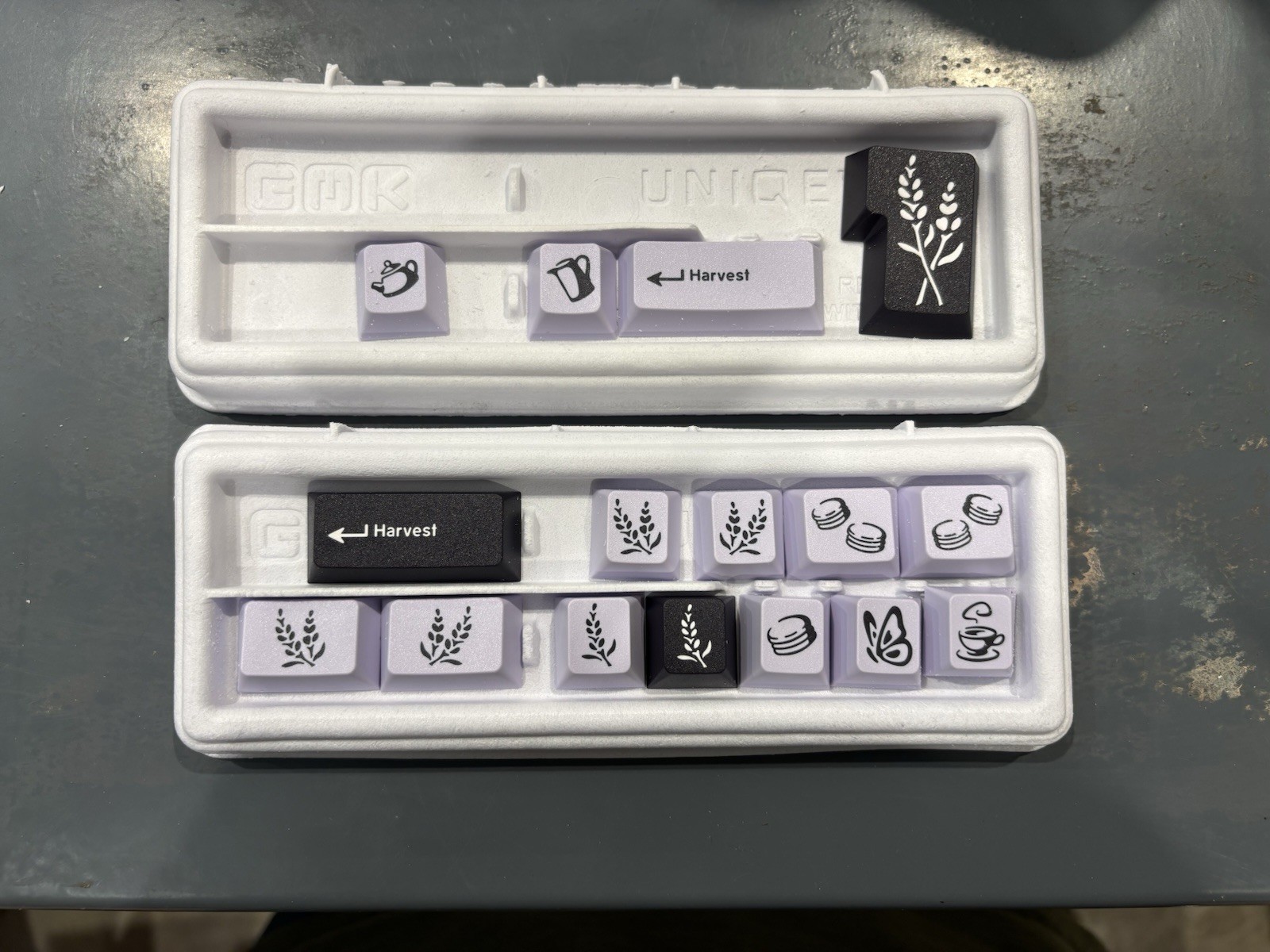 GMK Lavender Novelty Keycap Kit FPTK1422Sealed Cherry MX GMK