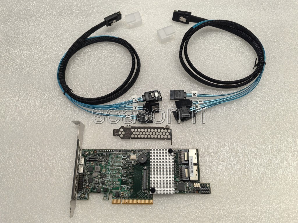 LSI 9271-8i 1G PCI-E 3.0 8-Port 6Gbps SATA/SAS Raid +2PCS 8087-4SATA 1M