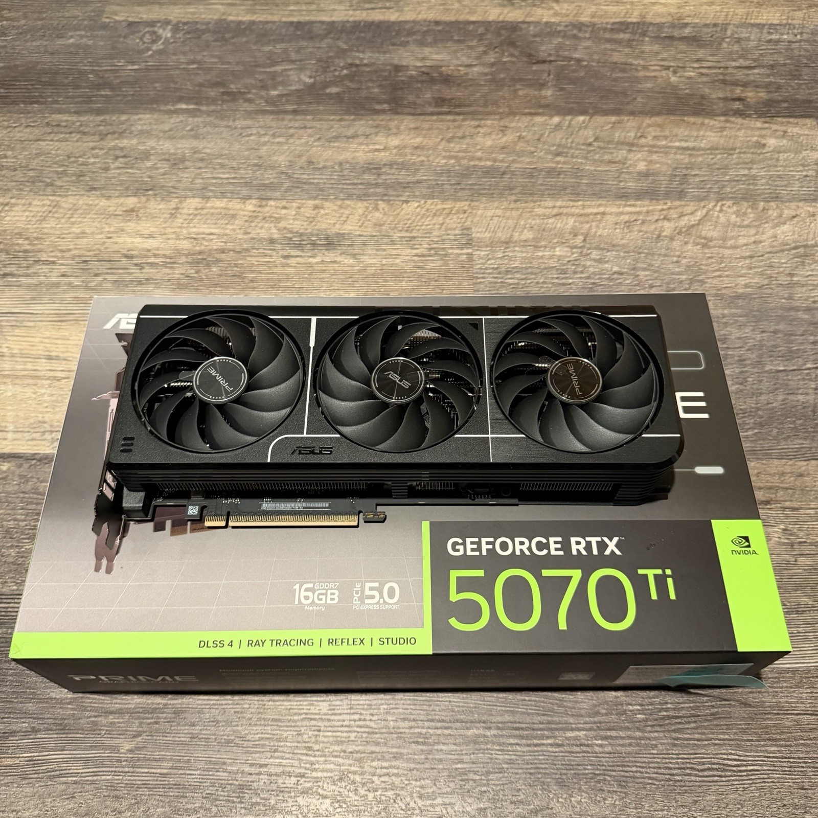 ASUS PRIME GeForce RTX 5070 Ti 16GB GDDR7 OC Edition PCI Express 5.0 DLSS 4.0 AI