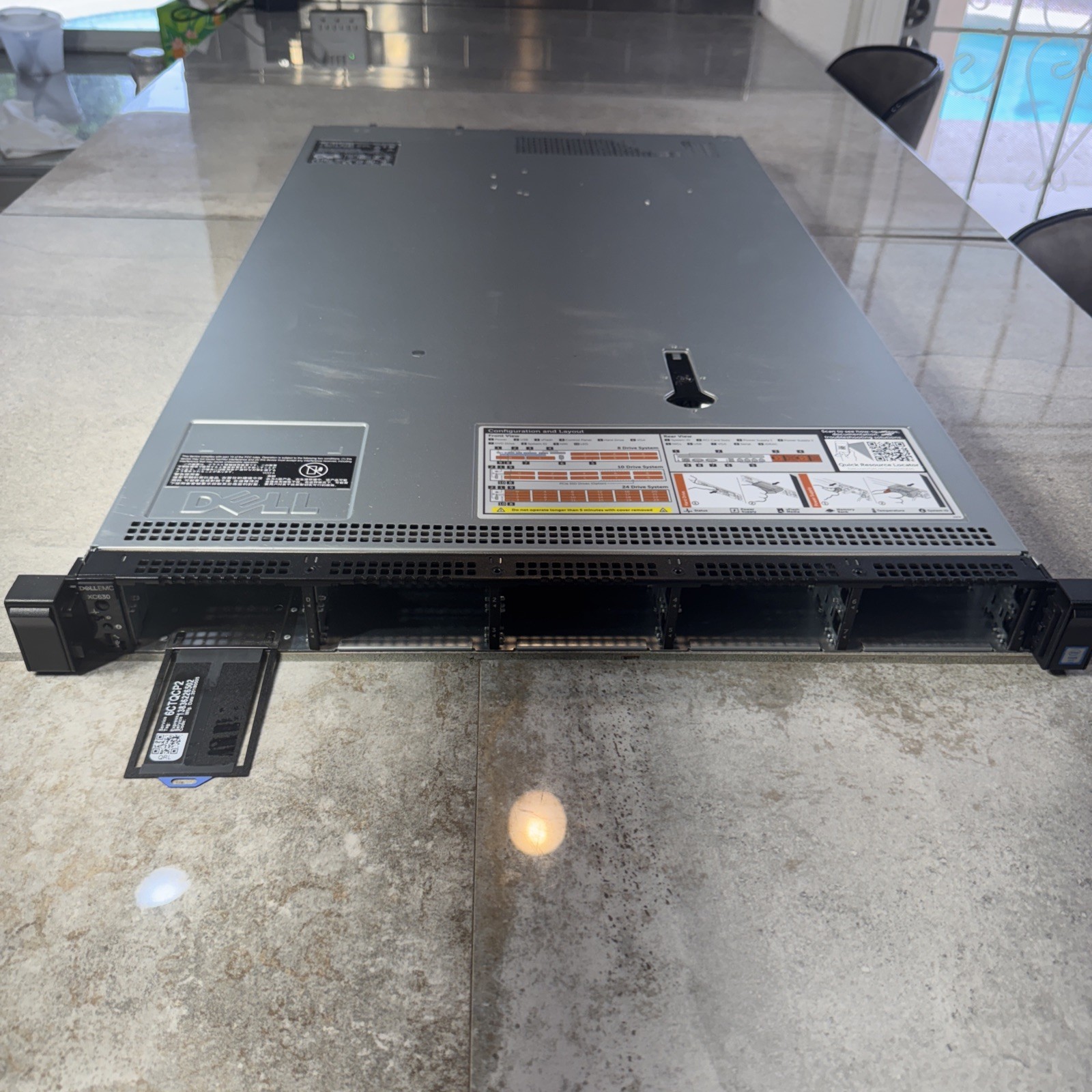 DELL EMC XC630 10 Bay Xeon  2x E5-2630V NO MEMORY  Server 13836226502