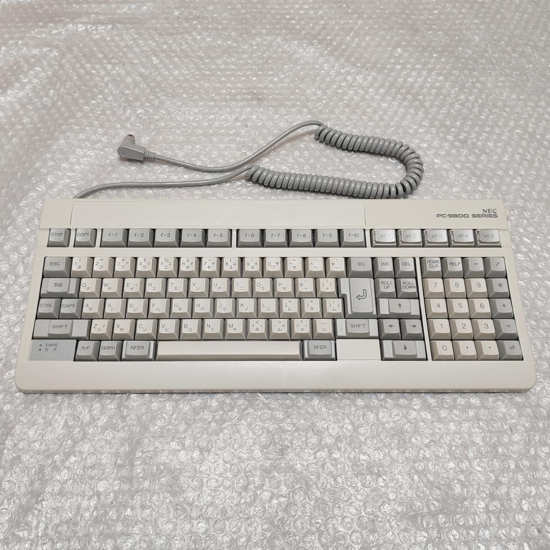 NEC PC-9800 Series Genuine Keyboard Vintage JP PC Clean Used Excellent